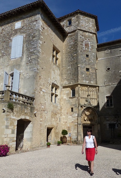 The entrance to the Bishop's Palace